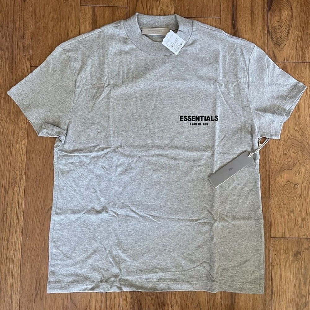 Essentials Gray Short Sleeve Tee